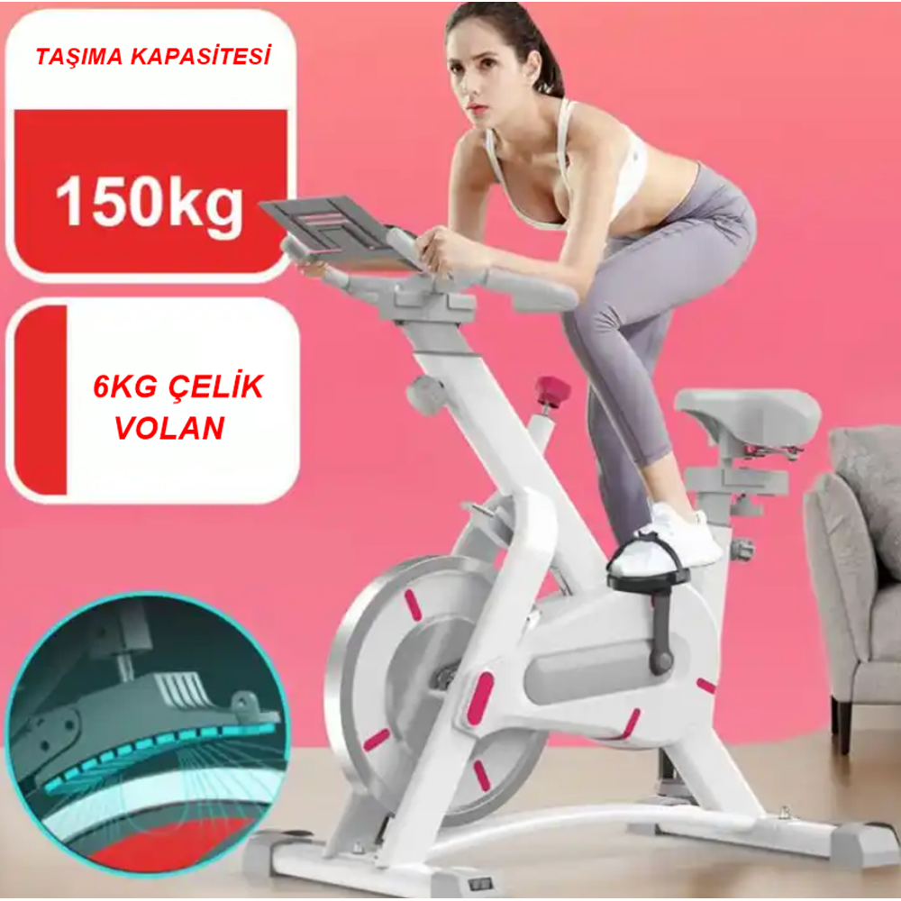 Yeni Nesil Koşu Kondisyon Bisikleti Egzersiz Ev Koşu Bisikleti Spin Bike Dikey