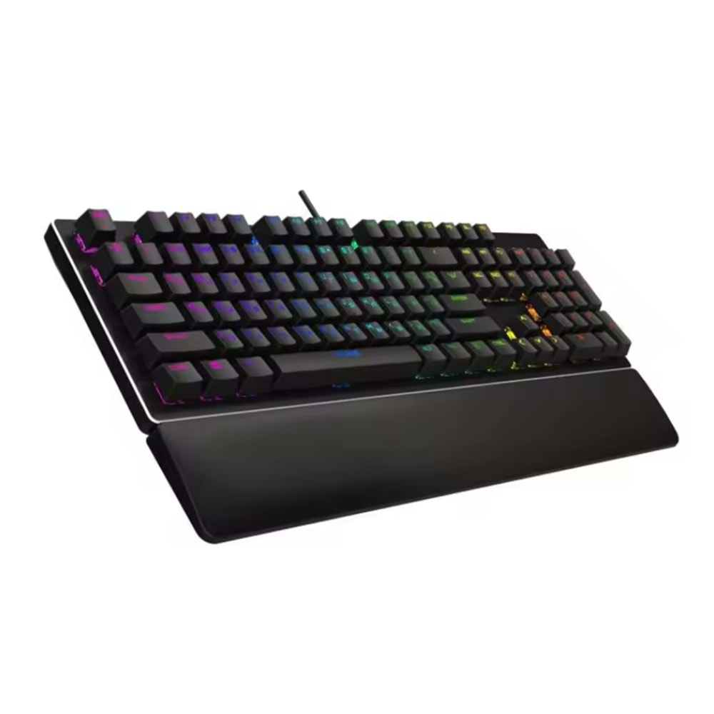 GK60 Oyuncu Klavyesi Bilek Destekli Runner Siyah Usb Akışkan Rainbow Aydınlatmalı Gaming Klavye