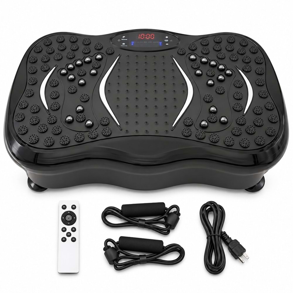 PQCFM01 Bluetoothlu Titreşimli Fitness Aleti – 180 Hız Vibration Plate