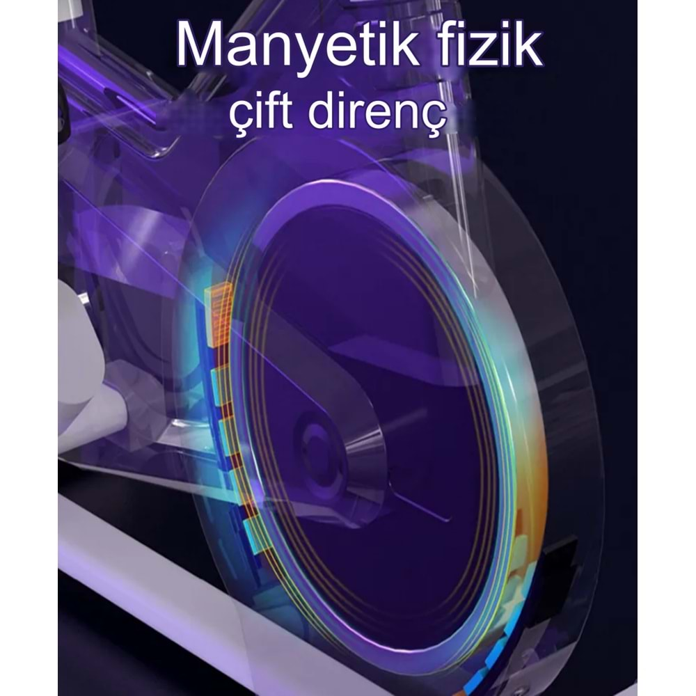 PB-02 Manyetik Kondisyon Bisikleti Egzersiz Ev Koşu Bisikleti Spin Bike Dikey