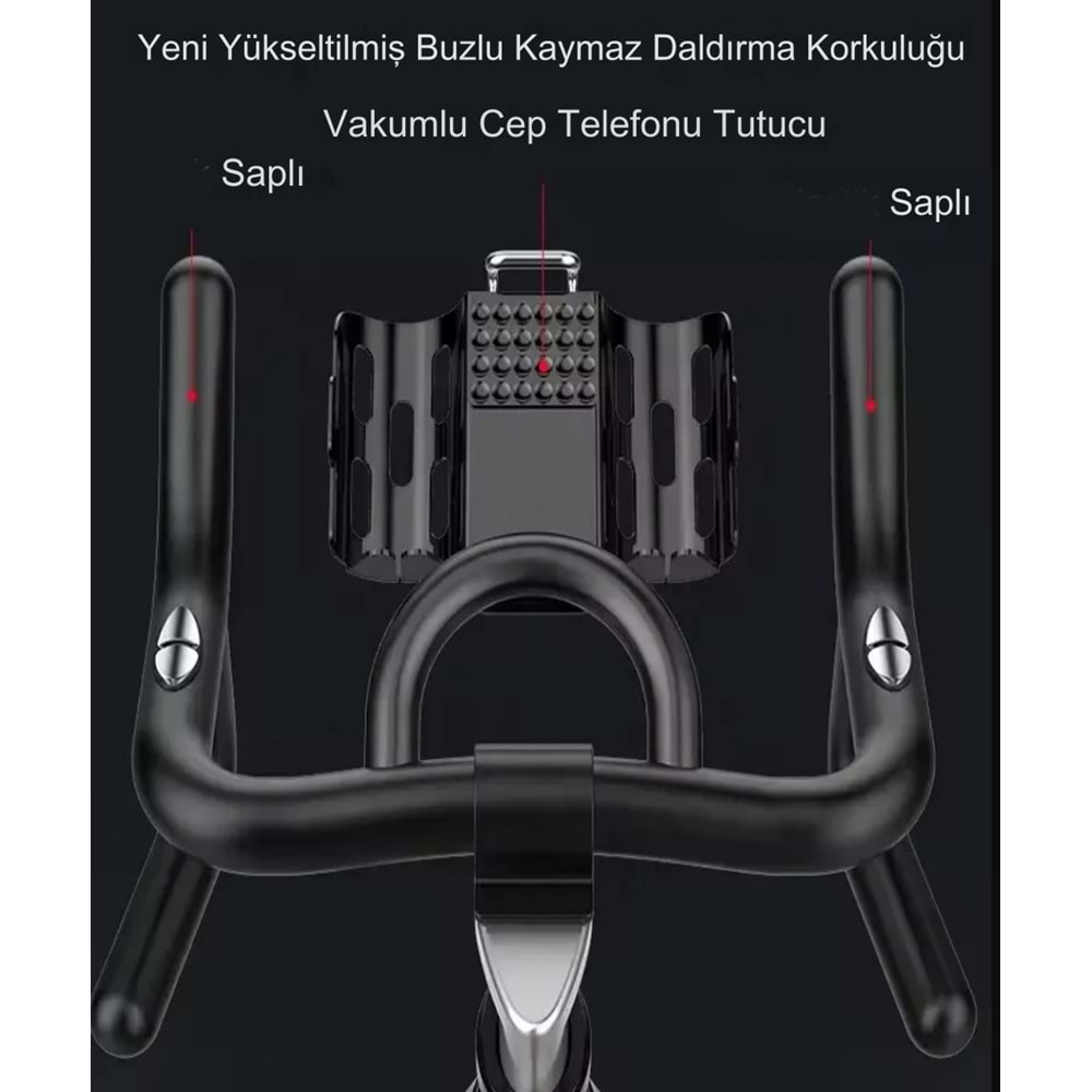 PB-04 Manyetik Kondisyon Bisikleti Egzersiz Ev Koşu Bisikleti Spin Bike Dikey