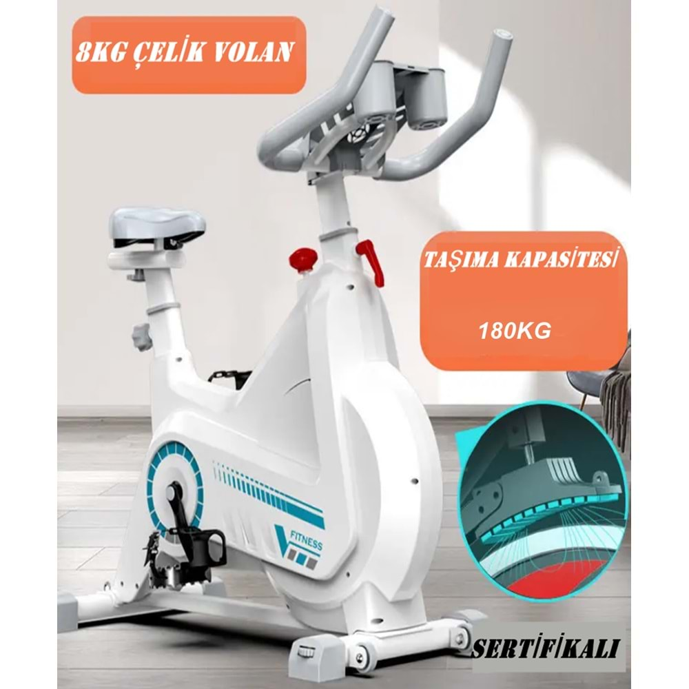 PB-05 Manyetik Kondisyon Bisikleti Egzersiz Ev Koşu Bisikleti Spin Bike Dikey