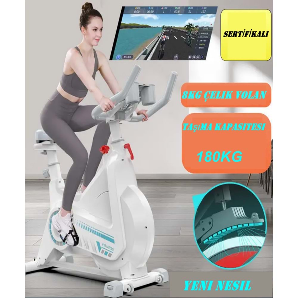 PB-05 Manyetik Kondisyon Bisikleti Egzersiz Ev Koşu Bisikleti Spin Bike Dikey