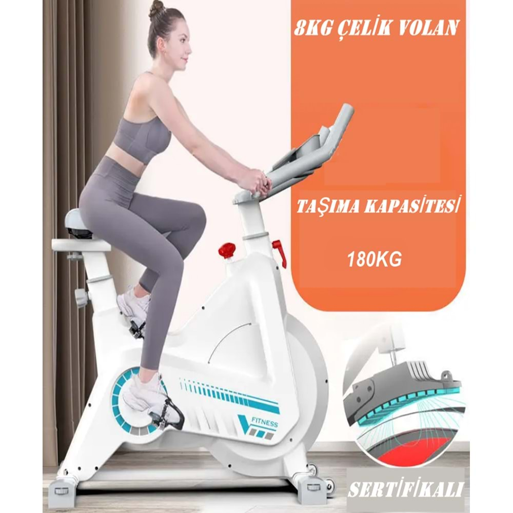 PB-05 Manyetik Kondisyon Bisikleti Egzersiz Ev Koşu Bisikleti Spin Bike Dikey