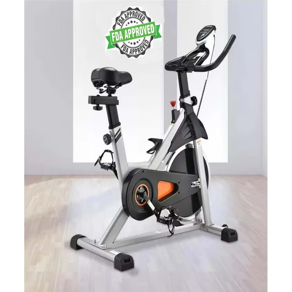 PB-06 Gri Kondisyon Bisikleti Spinning Bike Ve Kondisyon Aleti