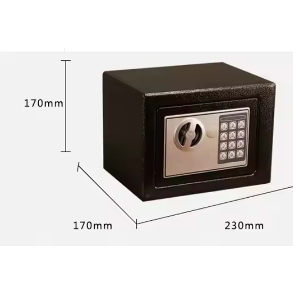 Elektronik Şifreli Çelik Para Kasası Ev İş ofis otel Tipi Kasa Montaj Kit Çelik