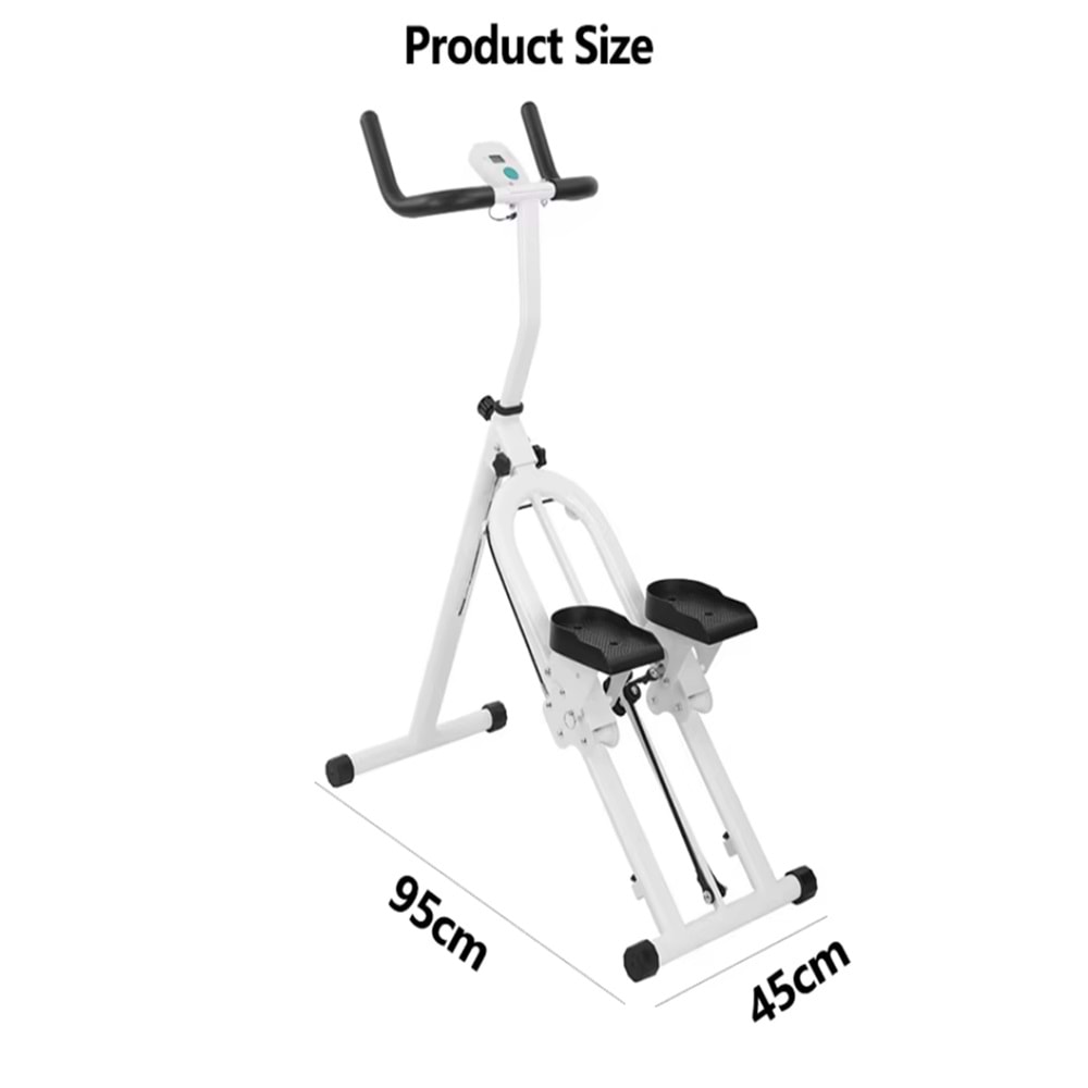Katlanabilir Dikey Tırmanma Egzersiz Aleti – Stepper Kondisyon Bisikleti | Tam Vücut Fitness ve Yağ Yakımı için Spor Aleti