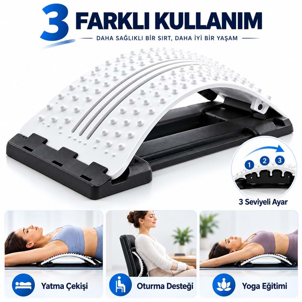 Sırt Desteği Duruş Düzeltici Omurga Bel Ağrı Kesici Alet Akupunktur Masaj Özellikli