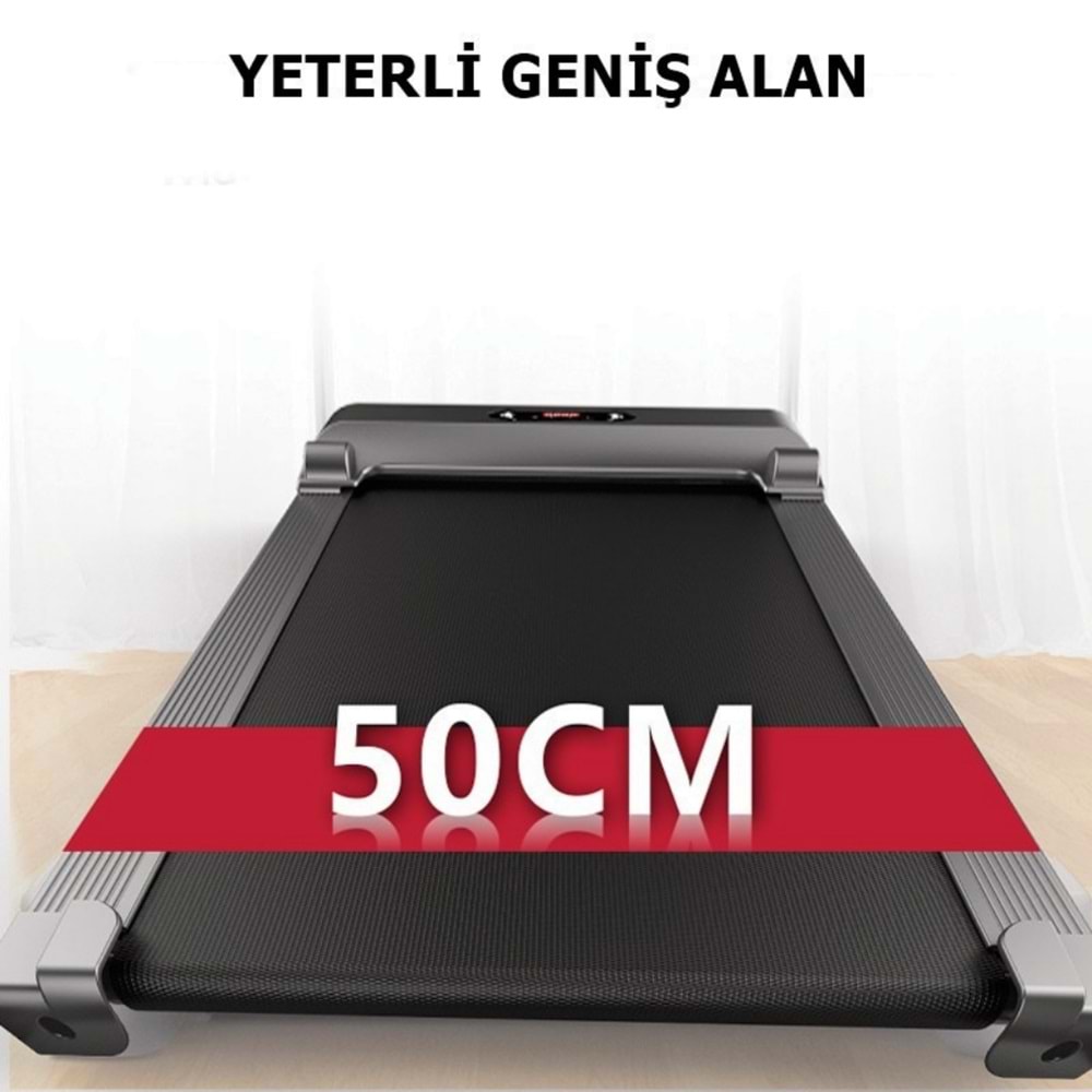 Eğim Aparatlı 2hp Fitness Katlanır Koşu Bandı 7 katmanlı Elektrikli Ev Ofis Kolay Kurulum Akıllı