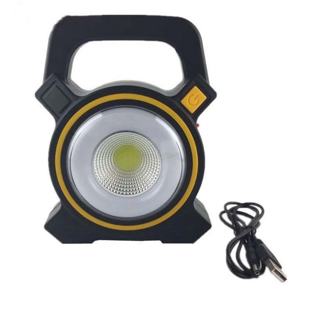 LED Güneş Enerjili Çalışma Lambası El Feneri Powerbank JY-819