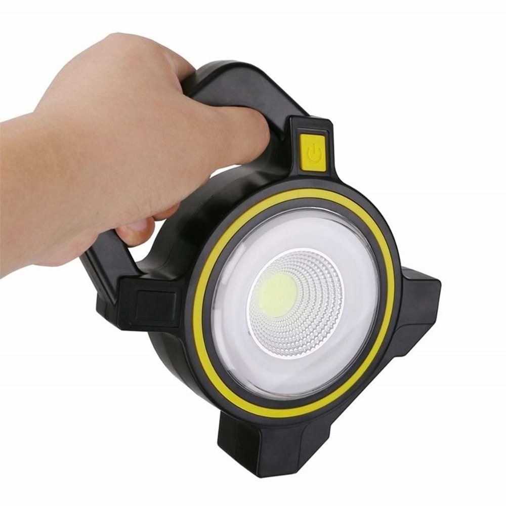 LED Güneş Enerjili Çalışma Lambası El Feneri Powerbank JY-819