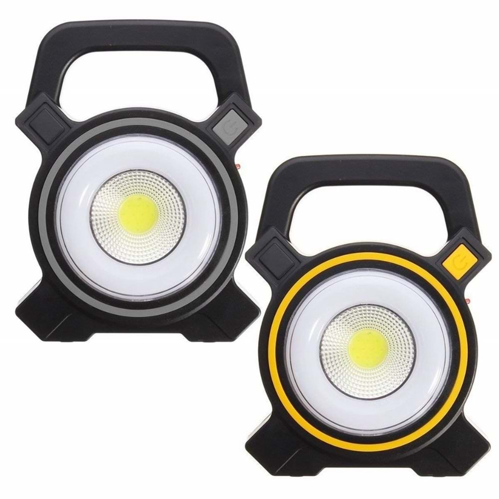 LED Güneş Enerjili Çalışma Lambası El Feneri Powerbank JY-819