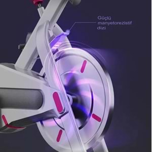Yeni Nesil Koşu Kondisyon Bisikleti Egzersiz Ev Koşu Bisikleti Spin Bike Dikey