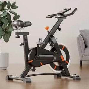 Yeni Nesil Kondisyon Bisikleti Kondisyon Aleti Spin Bike Dikey - SİYAH