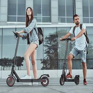 Elektrikli Scooter Katlanabilir Bisiklet Led Ekran Işıklı Scooter e-bisiklet Çift Amortisörlü