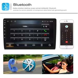 10inç Oto Araba HD Ekran Dokunmatik Radyo Teyp Carplay multimedya Ekran Apple veya Android Navigasyon Ekran Bluetooth