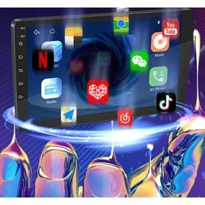 10inç Oto Araba HD Ekran Dokunmatik Radyo Teyp Carplay multimedya Ekran Apple veya Android Navigasyon Ekran Bluetooth