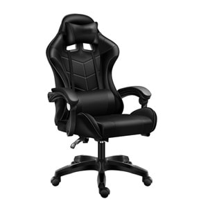 Siyah Desen Oyuncu Koltuğu Rampage Gaming Chair Ergonomik Bilgisayar büro Koltuğu Kol Ayarlı Sandalye