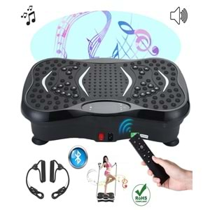 PQCFM01 Bluetoothlu Titreşimli Spor Egzersiz Fitness Aleti Cihazı Vibration Plate 180 Hız