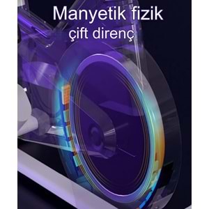 PB-03 Manyetik Kondisyon Bisikleti Egzersiz Ev Koşu Bisikleti Spin Bike Dikey