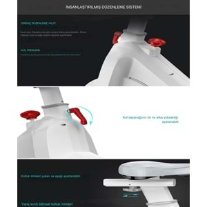 PB-05 Manyetik Kondisyon Bisikleti Egzersiz Ev Koşu Bisikleti Spin Bike Dikey