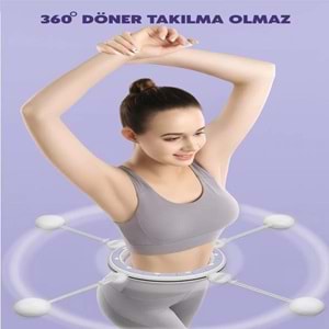 Smart LCD Ekranlı Masajlı Hulahop – Ayarlanabilir Ağırlıklı Egzersiz Çemberi
