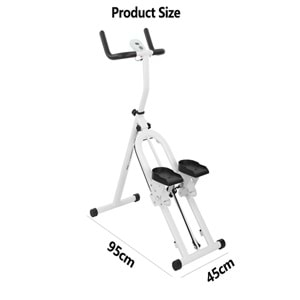 Katlanabilir Dikey Tırmanma Egzersiz Aleti – Stepper Kondisyon Bisikleti | Tam Vücut Fitness ve Yağ Yakımı için Spor Aleti