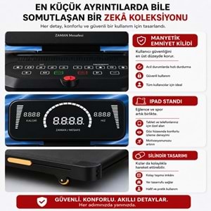 KB900 4HP Yürüme Ve Koşu Bandı 10 katmanlı Bluetooth Koşu cihazı aleti Kademeli Otomatik Rampa