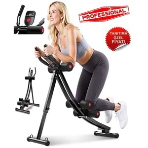 Karın Egzersiz Aleti – LCD Ekranlı Mekik & Abs Çalıştırma Makinesi