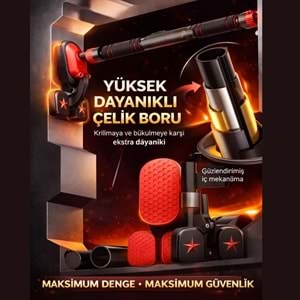 Raiden 3POD 3 Ayaklı Barfiks Aleti 92-125 cm Ayarlanabilir Kapı Koridor Çekme Barı