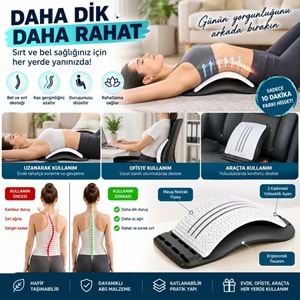 Sırt Desteği Duruş Düzeltici Omurga Bel Ağrı Kesici Alet Akupunktur Masaj Özellikli