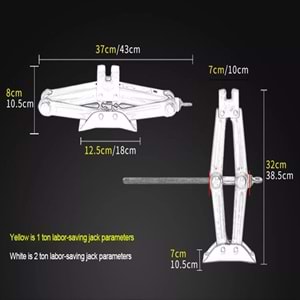 Oto Krikosu 1.5 Ton Kaldırma Araba Makas Cırcır Otomatik Kriko Araç Kaldırma Standı