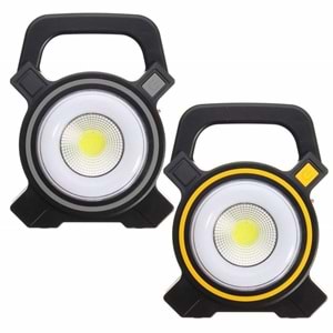 LED Güneş Enerjili Çalışma Lambası El Feneri Powerbank JY-819