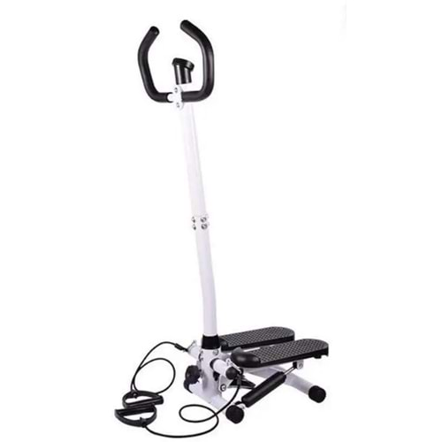 PB-35 Dikey Model Stepper Egzersiz Aleti Kayışlı Adım Bandı Step Hava Tırmanıcısı Direnç Bandı Ve Lcd Ekranlı Adım Spor Egzersiz Makinesi