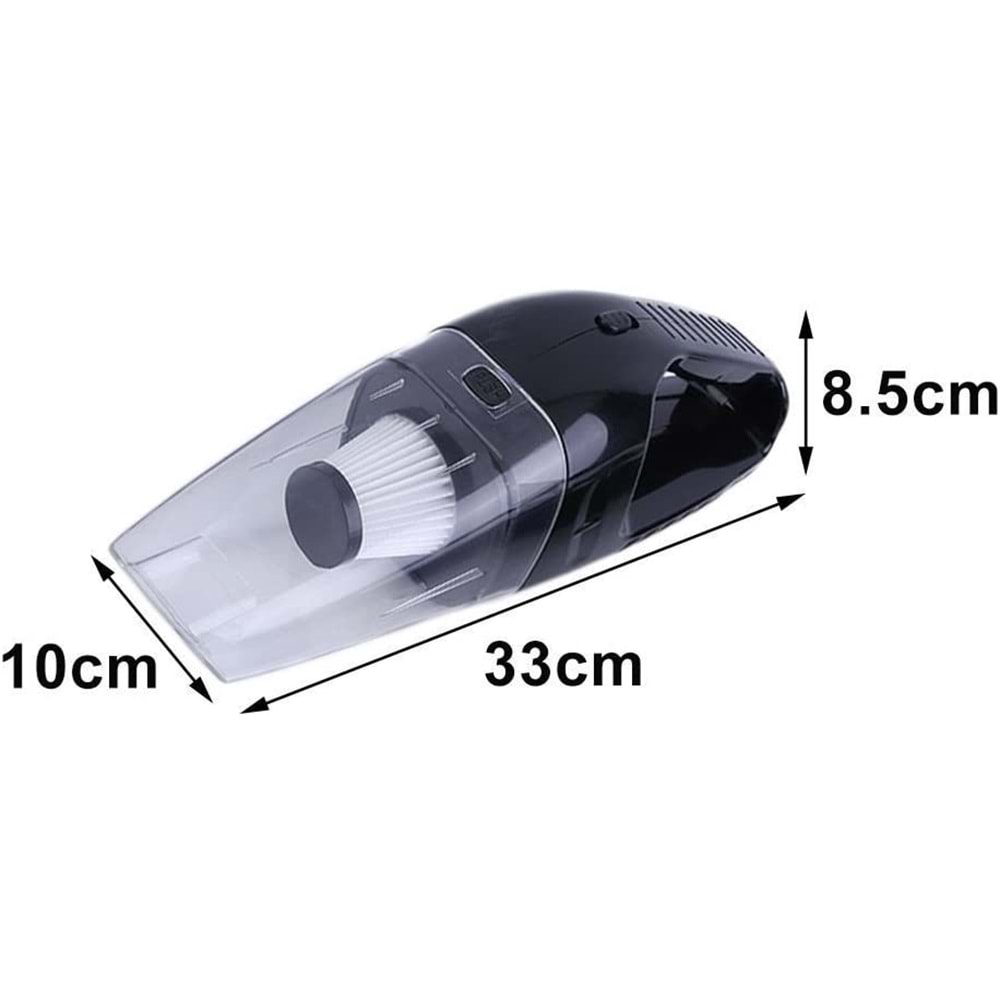 Havana Araç Temizlik Süpürgesi Çakmaklık Girişli Oto Süpürge 120 Watt 4M Kablo