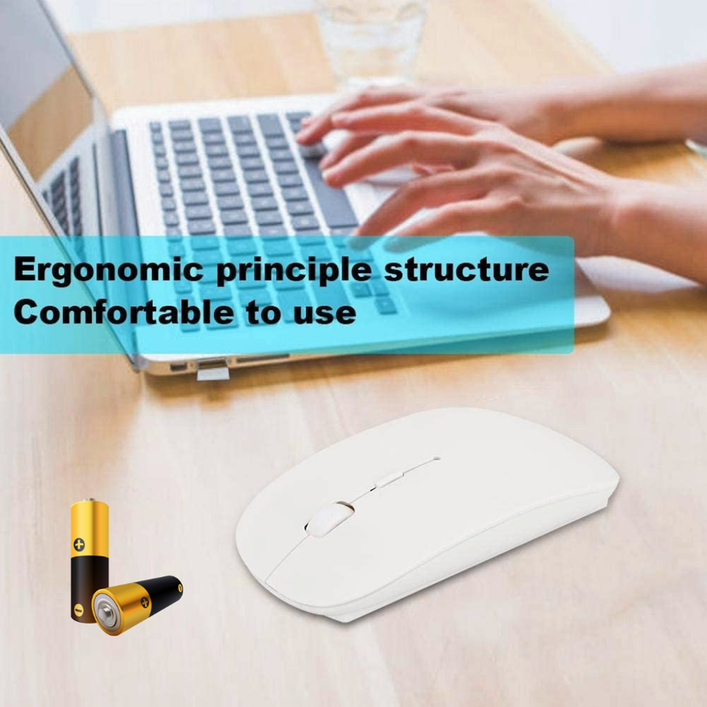 Pilli Kablosuz Mouse Beyaz 800/1200/1600dpi 2.4Ghz Rgb Ledli