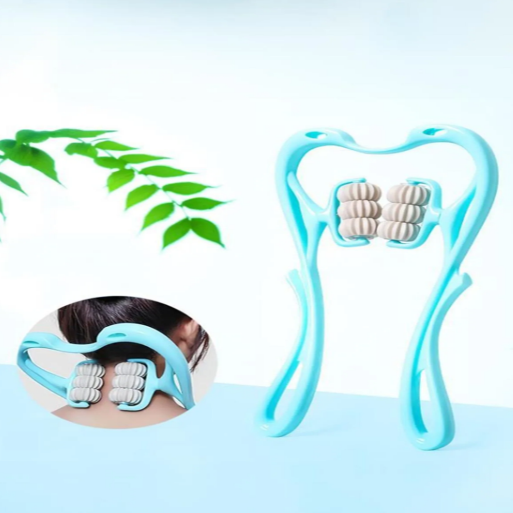 6 Tekerlekli Çok Fonksiyonlu Manuel Altı Tekerlekli Boyun Masaj Aleti