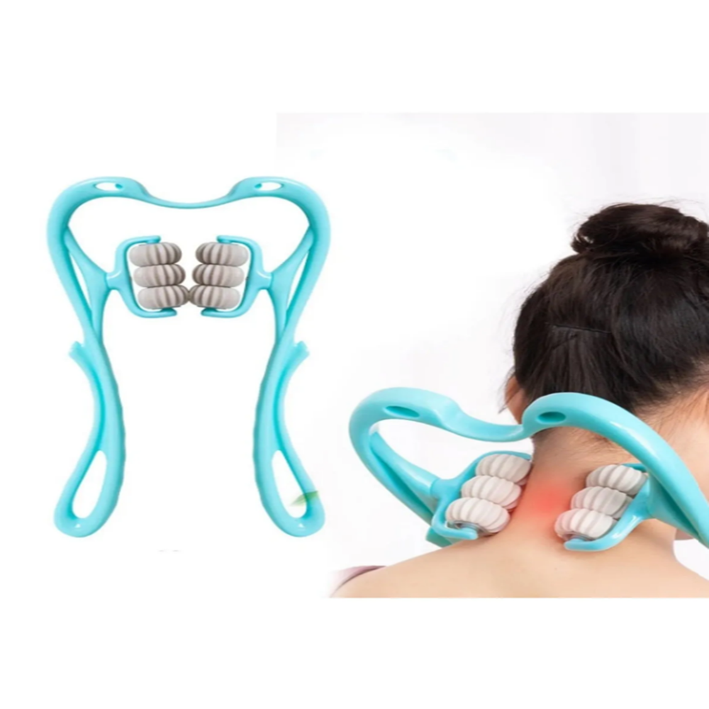 6 Tekerlekli Çok Fonksiyonlu Manuel Altı Tekerlekli Boyun Masaj Aleti