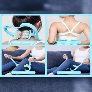 6 Tekerlekli Çok Fonksiyonlu Manuel Altı Tekerlekli Boyun Masaj Aleti