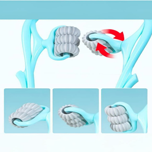 6 Tekerlekli Çok Fonksiyonlu Manuel Altı Tekerlekli Boyun Masaj Aleti