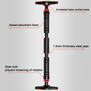 Yeni Nesil 72-95CM Kapı Barı Koridor Barfiksi Barfix Spor Aleti Demiri Barfiks Çubuğu