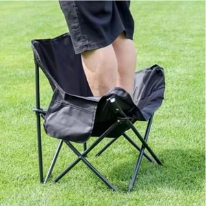 Orta Boy Katlanır Kamp Piknik Sandalyesi ve Taşıma Çantalı Bahçe sandalyesi Dinlenme Koltuğu