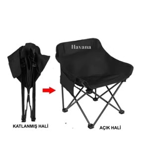 Orta Boy Katlanır Kamp Piknik Sandalyesi ve Taşıma Çantalı Bahçe sandalyesi Dinlenme Koltuğu