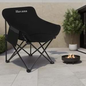 Orta Boy Katlanır Kamp Piknik Sandalyesi ve Taşıma Çantalı Bahçe sandalyesi Dinlenme Koltuğu
