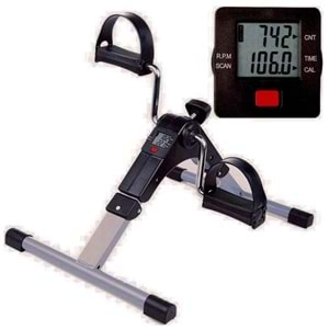 X1 Mini Katlanabilir El ve Ayak Egzersiz Pedalı Kondisyon Bisikleti – LCD Sayaçlı, Ayarlanabilir Dirençli, Taşınabilir Fitness Ekipmanı