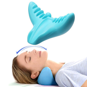 Düz Boyun Masaj Yastığı Düzleştirici Omuz Sedyesi Gevşetici Servikal Kayropraktik Traksiyon Cihaz Yastık