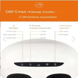Ayak Masaj Aleti (foot Massager) Isı Zaman Air Ayarlı Masaj Aleti Ayak Topuk Taban Masaj Cihazı