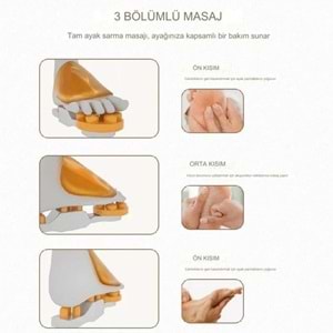 Ayak Masaj Aleti (foot Massager) Isı Zaman Air Ayarlı Masaj Aleti Ayak Topuk Taban Masaj Cihazı