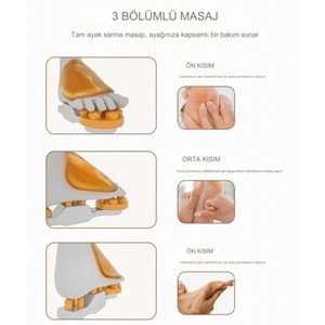 Ayak Masaj Aleti (foot Massager) Isı Zaman Air Ayarlı Masaj Aleti Ayak Topuk Taban Masaj Cihazı