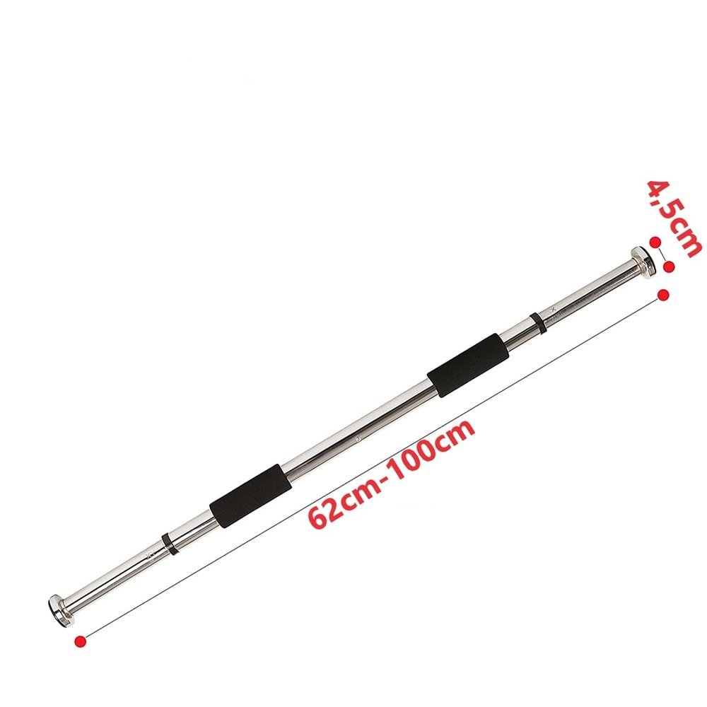 Havana Krom Kapı Barfiksi Barı Mekik Çekme Aleti (63-100 cm Arası)